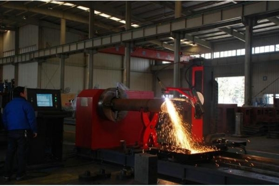 Σωλήνας/σωλήνας 600mm CNC Hypertherm κόπτης πέντε πλάσματος άξονας ελεγχόμενος